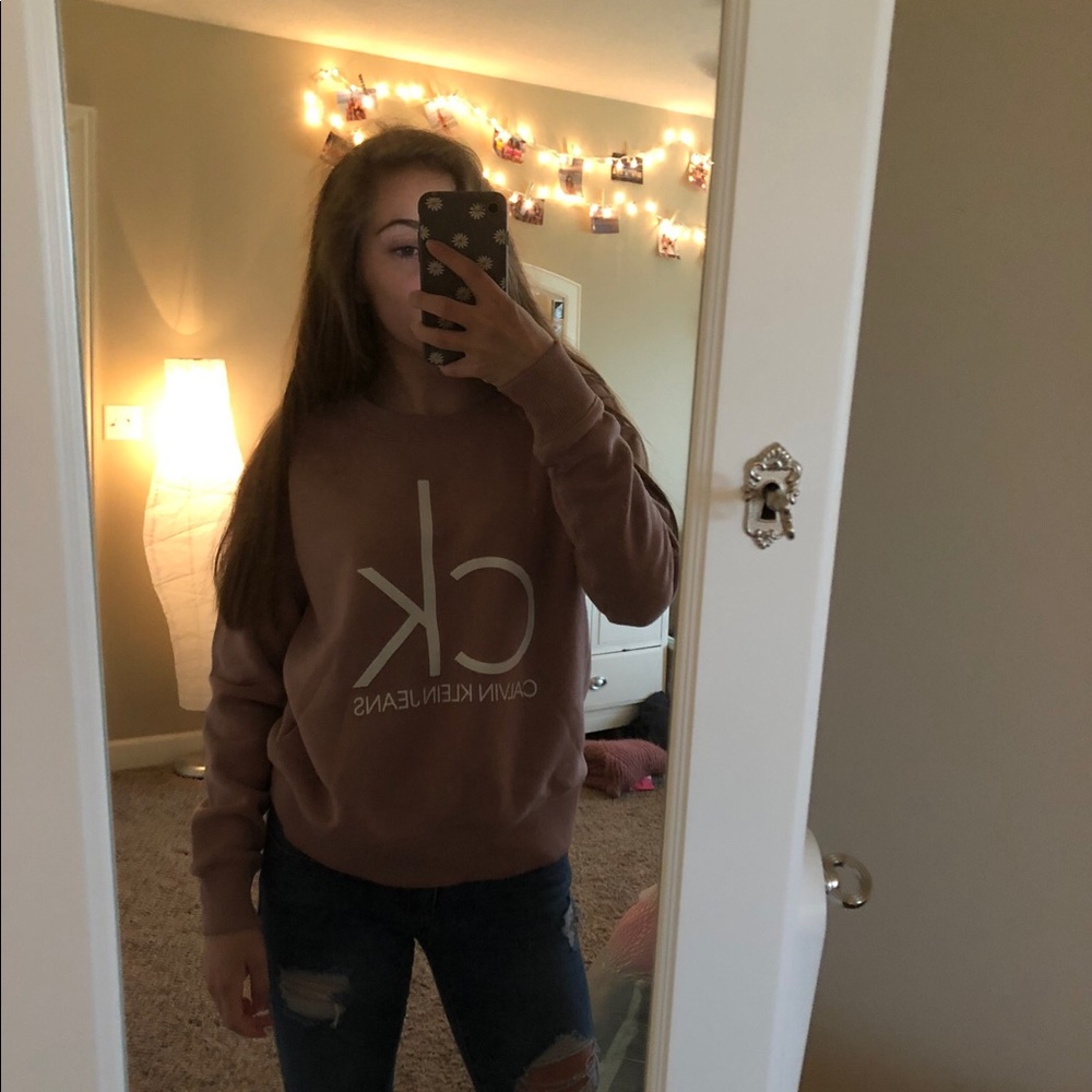 Calvin Klein pink sweater